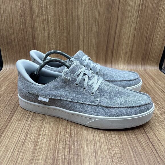 KIZIK PORTO MENS SZ 10.5 Sneakers SHOES WOMAN SZ 12 IN ALLOY HEATHER UNISEX EUC - Picture 1 of 8